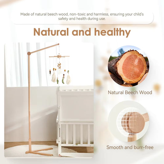 Tiny Sprout Wooden Baby Mobile Standing Bracket